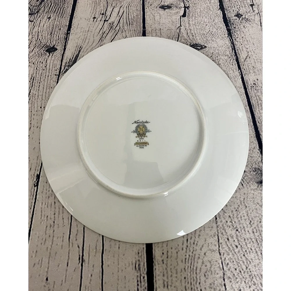 Noritake Pasadena Salad Plates Set of 4 VTG 6311 Pink Rosebud 8 1/4